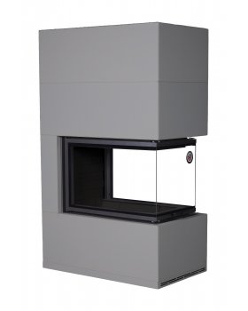 Камин РОДОС 900 ГРАФИТ, шамот черный-foto3