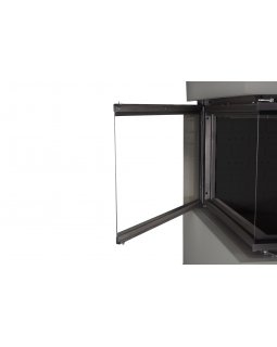 Камин РОДОС 900 ГРАФИТ, шамот черный-foto7