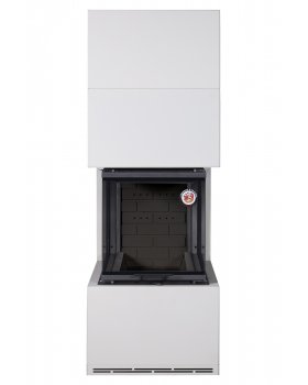 Камин РОДОС 900 СЛОНОВАЯ КОСТЬ, шамот черный-foto2