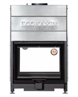 Каминная топка Экокамин ВЕГА 800 TB туннельная черный шамот-foto2