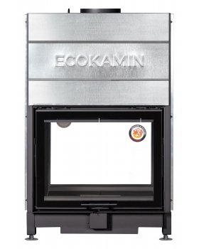 Каминная топка Экокамин ВЕГА 800 TB туннельная черный шамот-foto2