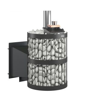 Чугунная печь для бани ЭТНА Стандарт 18 (Панорама) "М" Закрытая каменка-foto2