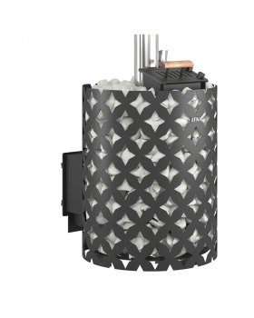 Чугунная печь для бани ЭТНА 24 (Панорама) "М" Закрытая каменка-foto2