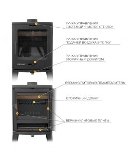 Печь-камин EVEREST B7K-foto4
