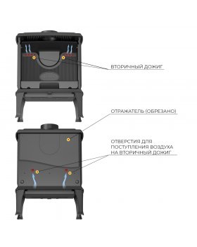 Печь-камин EVEREST F11-foto5