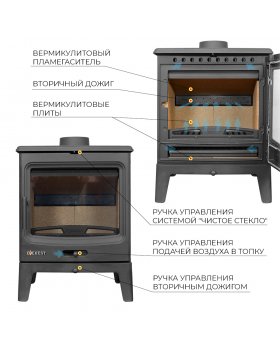 Печь-камин EVEREST Н10-foto4