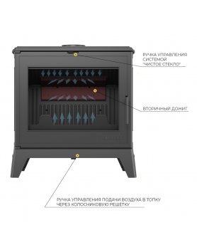 Печь-камин EVEREST Н16-foto3