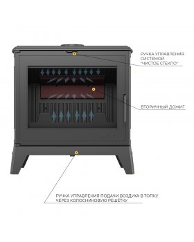 Печь-камин EVEREST Н16-foto3