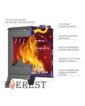 Печь-камин EVEREST Н16-foto5
