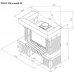 Каминная облицовка ЕВРОПЕЙСКИЕ КАМИНЫ Прага пристенный/угловой (45°/90°); 700/800