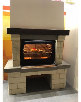 Каминная облицовка ЕВРОПЕЙСКИЕ КАМИНЫ Сантандер под гриль-топку "Hergom", арт. Asador H04/100-foto3