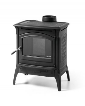 Печь-камин HERGOM CRAFTSBURY дровяная, окрашена в черный цвет Печь-камин HERGOM CRAFTSBURY дровяная, окрашена в черный цвет