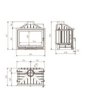 Каминная топка HERGOM HGB-70-foto2