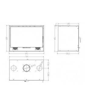 Каминная топка HERGOM Sere 80 N-HF(футировка чугуном)-foto2