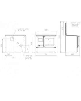 Печь-камин HERGOM Cares дровяная-foto2