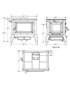 Печь-камин HERGOM Equinox дровяная-foto4