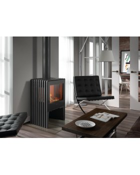 Печь-камин HERGOM Glance MV/MH дровяная-foto2