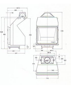 Каминная топка HERGOM H-03/80 Boiler-foto2