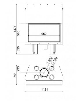 Каминная топка HERGOM Stilkamin L-foto2