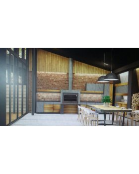 Каминная топка HERGOM H-04/100 Asador-foto4