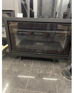 Каминная топка HERGOM Sere 100 F-HF(вентиляторы+футировка чугуном)-foto3