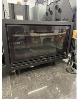 Каминная топка HERGOM Sere 100 F-HF(вентиляторы+футировка чугуном)-foto4