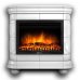 Изразцовый Камин Сконе Декоративный с очагом Electrolux EFP/P-2520LS Белый