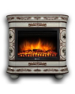 Изразцовый Камин Сконе Декоративный с очагом Electrolux EFP/P-2520LS-foto9