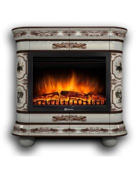 Изразцовый Камин Сконе Декоративный с очагом Electrolux EFP/P-2520LS-foto9
