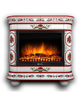 Изразцовый Камин Сконе Декоративный с очагом Electrolux EFP/P-2520LS-foto11