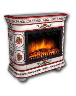 Изразцовый Камин Сконе Декоративный с очагом Electrolux EFP/P-2520LS-foto10