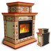 Билибин пристенный двухъярусный Лето. Печь керамическая