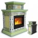 Билибин пристенный двухъярусный Весна. Керамический камин