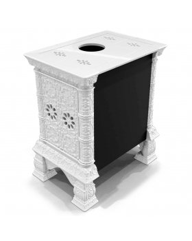 Декоративный камин Кострома Белый-foto4