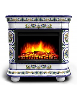 Изразцовый Камин Сконе Декоративный с очагом Electrolux EFP/P-2520LS-foto12