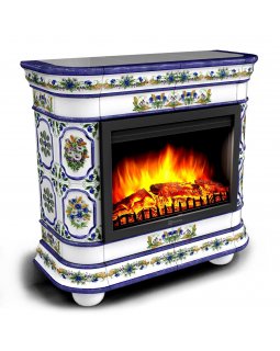 Изразцовый Камин Сконе Декоративный с очагом Electrolux EFP/P-2520LS-foto13