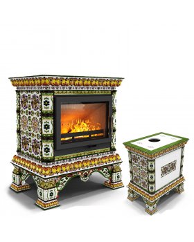 Изразцовая печь Кострома центральный Август