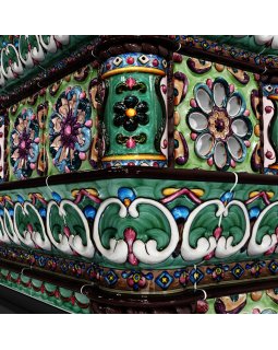 Изразцовая печь Кострома центральный двухъярусный Апрель-foto2