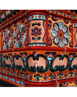 Изразцовая печь Кострома центральный двухъярусный Сентябрь-foto2