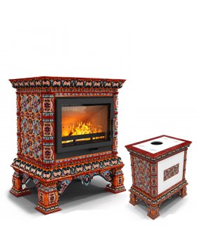 Изразцовая печь Кострома центральный Сентябрь