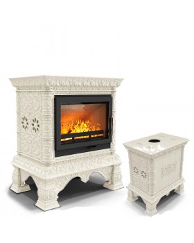 Изразцовая печь Кострома центральный Ваниль