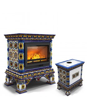 Изразцовая печь Кострома центральный Январь