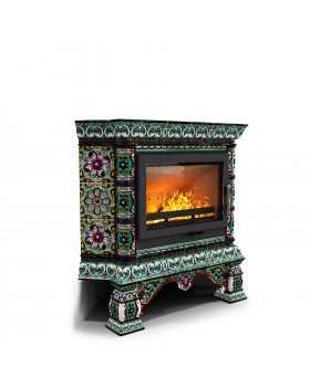 Изразцовая печь Кострома угловой Апрель