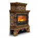 Изразцовая печь Кострома угловой двухъярусный Декабрь