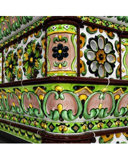 Изразцовая печь Кострома угловой двухъярусный Июль-foto2