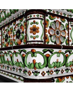 Изразцовая печь Кострома угловой двухъярусный Ноябрь-foto2