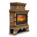 Изразцовая печь Кострома угловой двухъярусный Октябрь