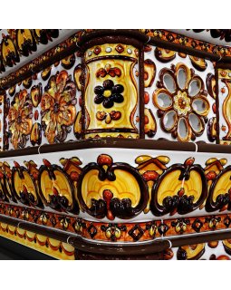 Изразцовая печь Кострома угловой двухъярусный Октябрь-foto2