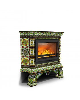 Изразцовая печь Кострома угловой Июнь