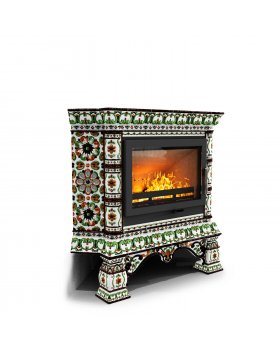 Изразцовая печь Кострома угловой Ноябрь